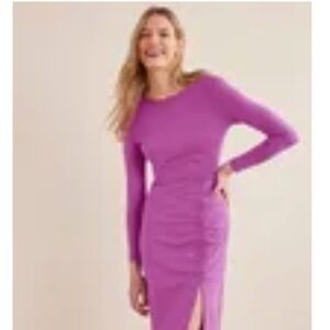 Boden magenta column dress